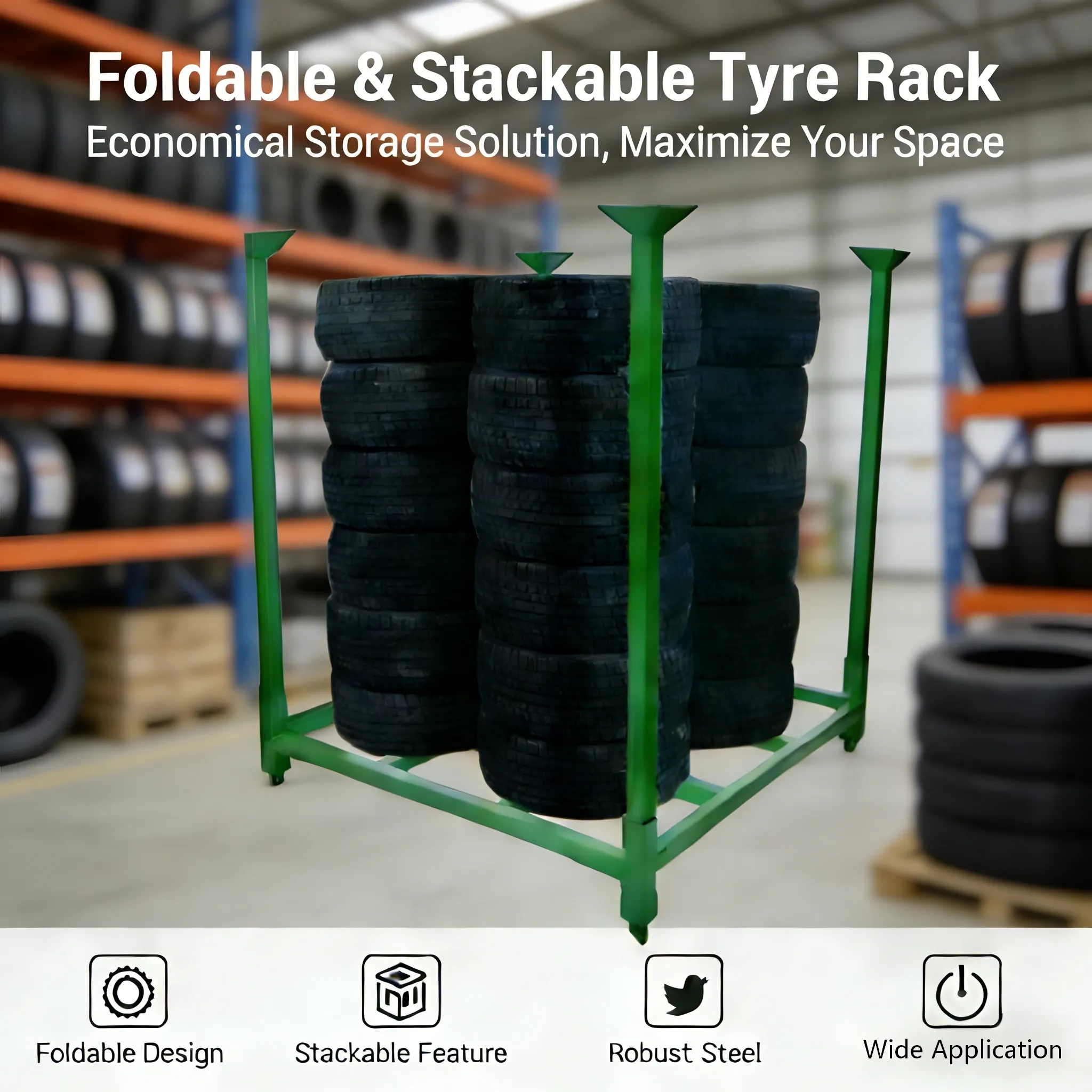 stackable Tyre Rack